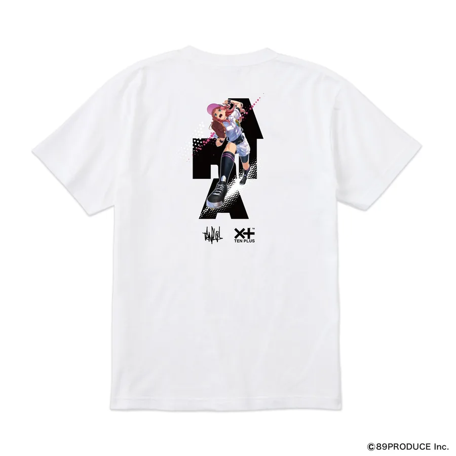 TENPLUS×たまんちゅ！ 玉城ありあ Tシャツ ホワイト